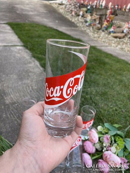 10 pieces of retro coca cola glasses glass for kitchen use nostalgia piece