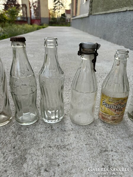Retro üvegek Pepsi Cola  Sztar Üdítő Bambis  Coca Cola  üveg  palack üveg nosztalgia  darab