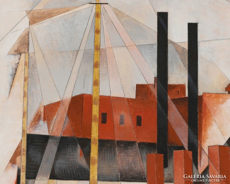 Vintage plakát - Zongoraszállító nyaralása (1919) - Charles Demuth alkotása, reprodukciója