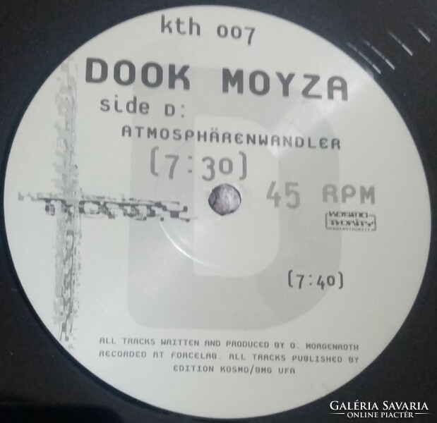 Dook Moyza - Atmospharenwandler - bakelit lemez eladó