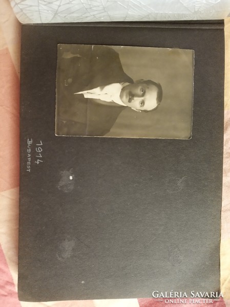 Photos of painter Miklós Vadasz, in album 1914-1921