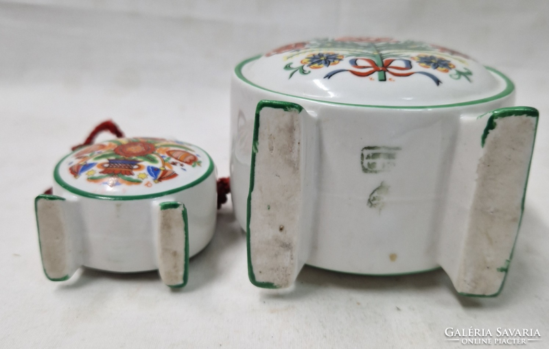 Régi Zsolnay porcelán kulacsok együtt eladók