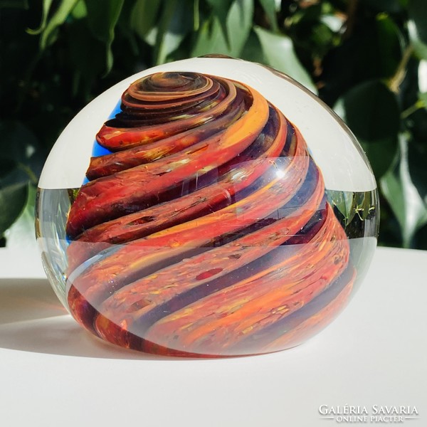 Glass paperweight / table decoration 4.