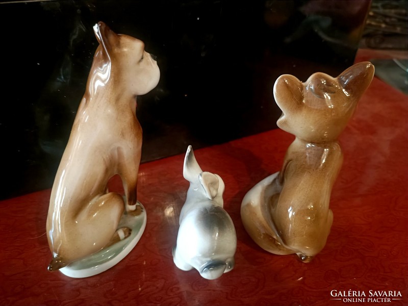 Zsolnay animal figures