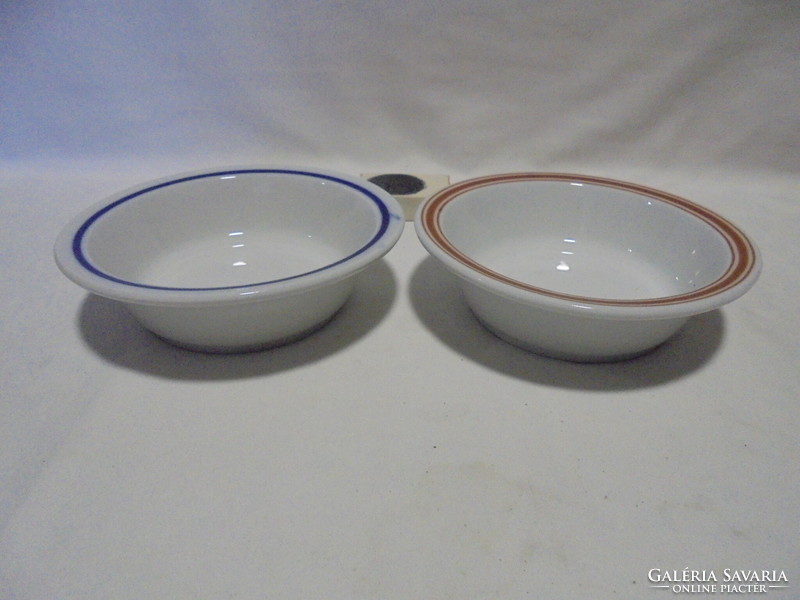 Two lowland porcelain compote bowls - together