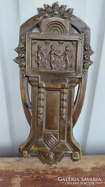 Old copper decorative element