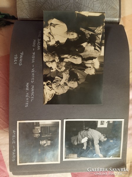 Photos of painter Miklós Vadasz, in album 1914-1921