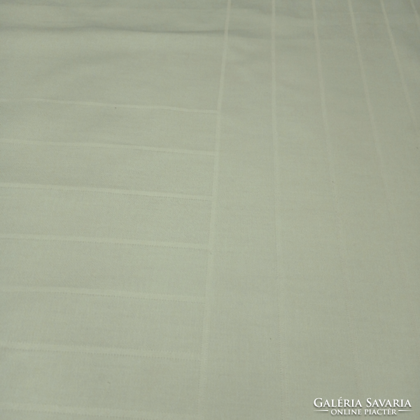Grey/light green modern patterned damask tablecloth 130 x 130 cm