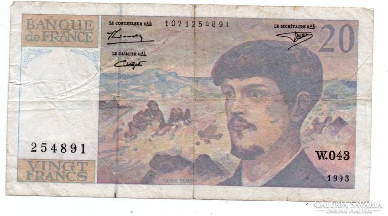 20 Francs 1993 France