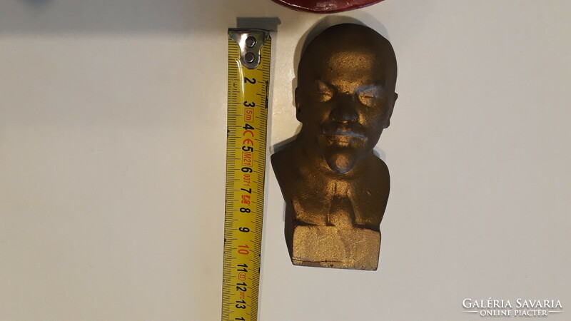 Lenin Stalin plaque bust is a socialist relic