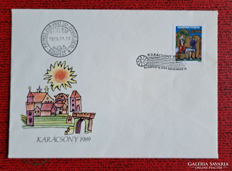 Christmas - first day envelope, fdc from 1989