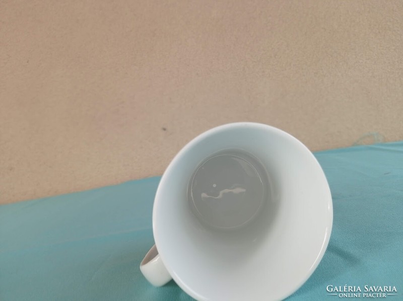 Szivárvány színű csíkos porcelán teás bögre