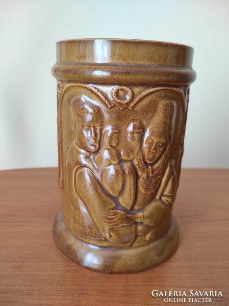 Ceramic beer mug