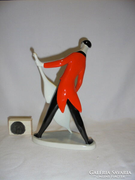 Art deco zsolnay boy with cello