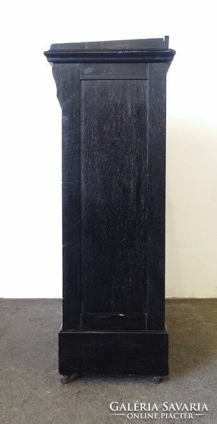 0X910 antique black cosmos filing cabinet with shutters