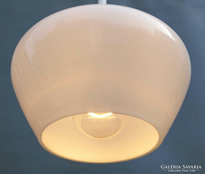 Retro design ceiling lamp with glass shade