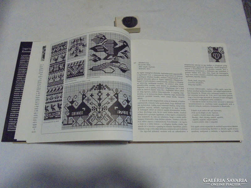 Gyrgyi Lengyel: cross stitch needlework - 1981 - retro needlework book