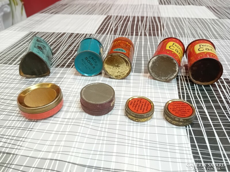 Old tin box collection
