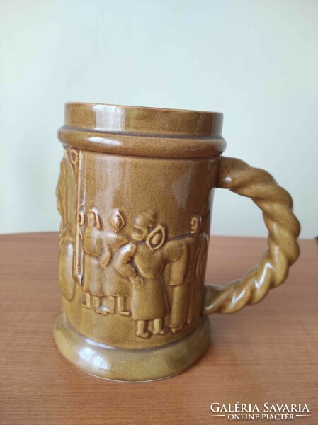 Ceramic beer mug