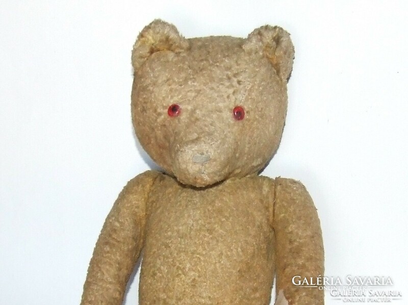 Old antique old humped teddy bear, bear, teddy bear toy figure