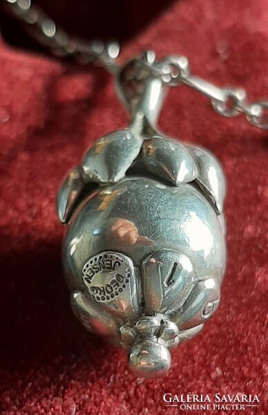 Sterling silver necklace/ georg jensen