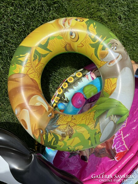 Children's inflatables, floats, pool, 6 pcs together