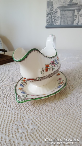 Antique English Copeland spode faience sauce and gravy pourer