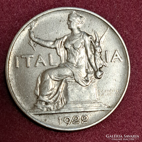 1922. Italy 1 lira (1658)