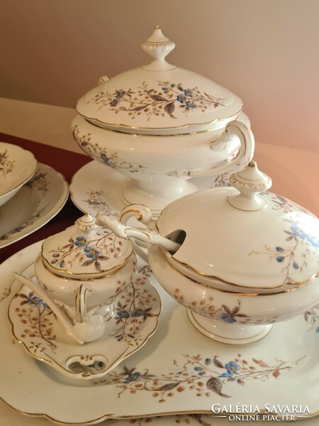 Antique Art Nouveau porcelain serving set