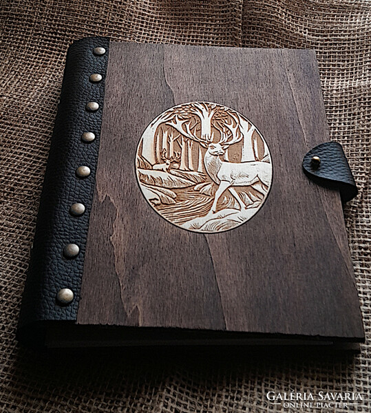 Hunting diary / album / anniversary gift / wedding gift / book / photo album / with unique graphics / engraving