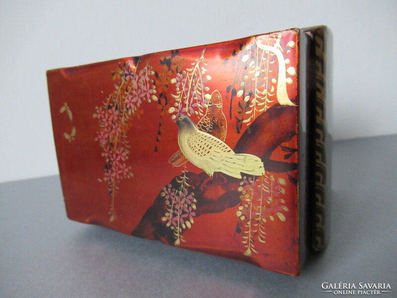 Old oriental lacquer box