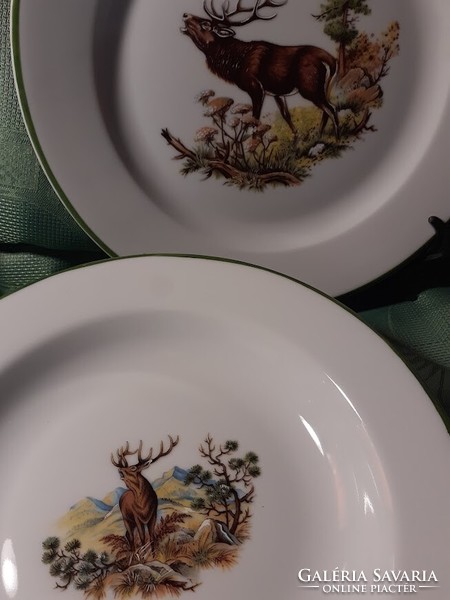 Game plate sets with different game