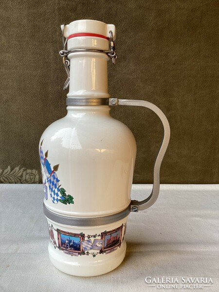 Two liter German beer bottle.