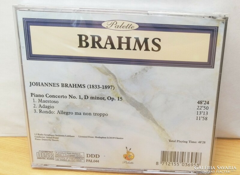 Komolyzenei CD párban. Brahms, Schubert-Reicha-Danzi