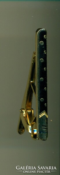 Tie clip, gold-plated