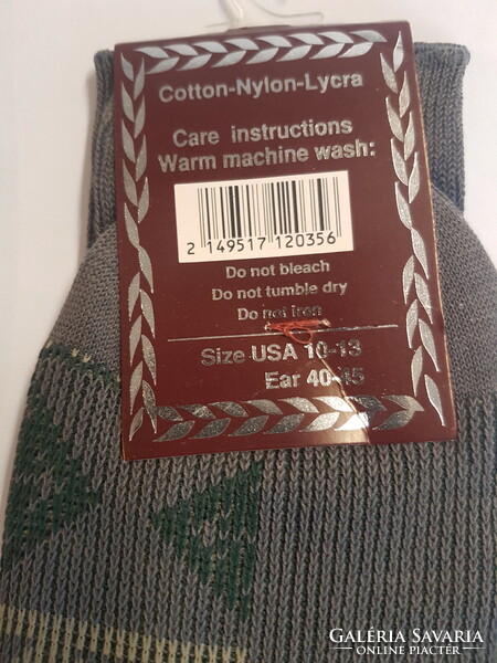 5 Pairs of vintage brando weilon men's socks. New!