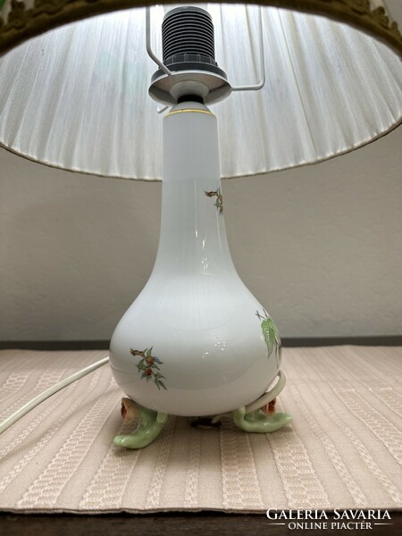 Herend lamp, Hecsedli, with rosehip pattern