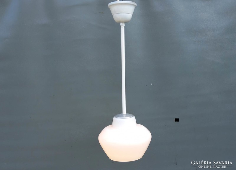 Retro design ceiling lamp with glass shade