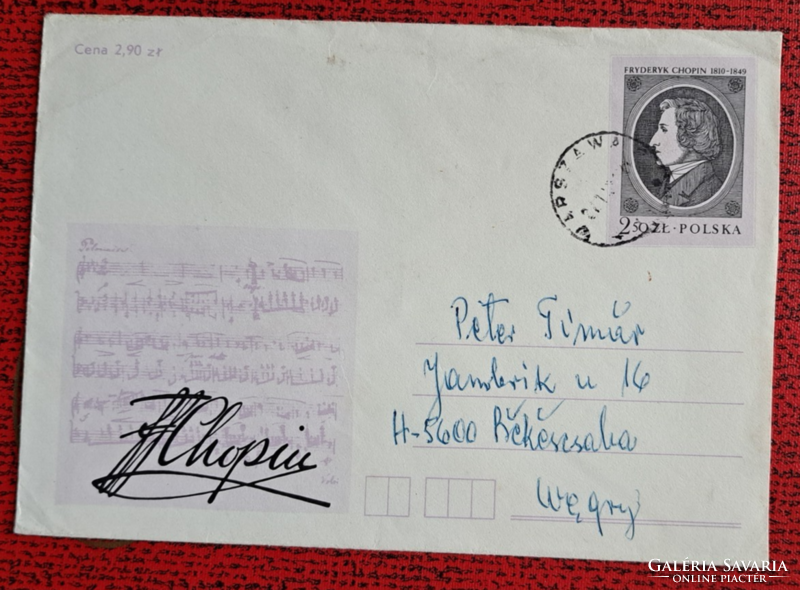 Chopin - first day envelope fdc (Warsaw)