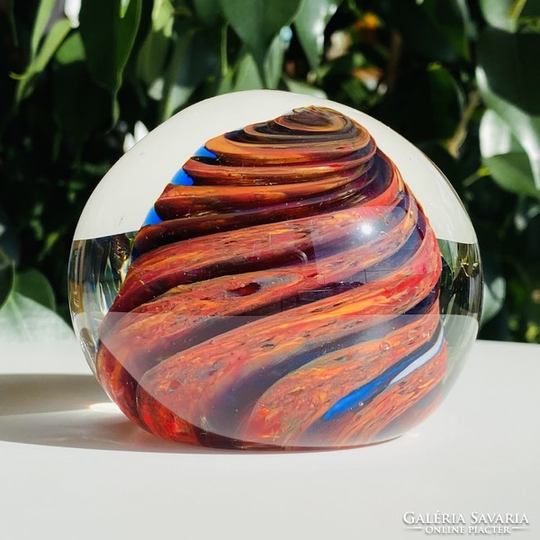 Glass paperweight / table decoration 4.