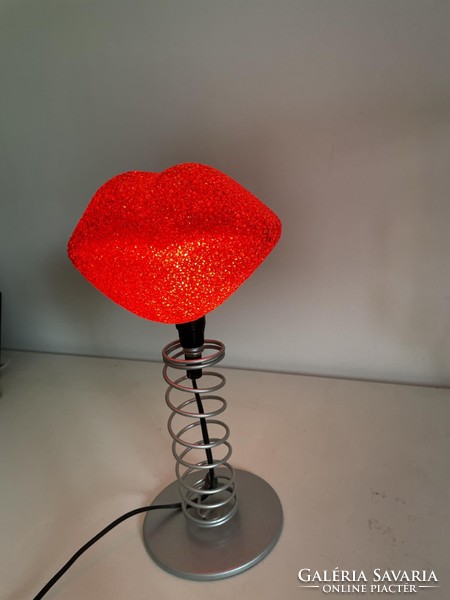 Pop art vintage eredeti kys rugós lámpa a 80 as évekből