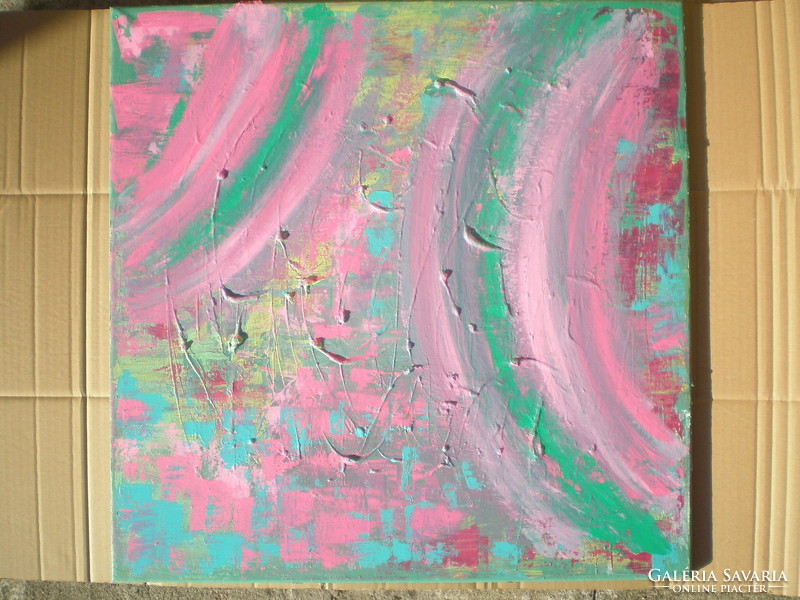 Arixanos, extra coloristic abstract. Special exception! Canvas, acrylic