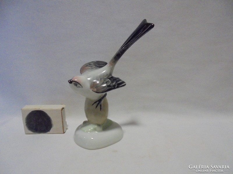 Bp. Aquincum porcelain bird figure, nipp