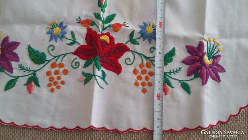 Old embroidered apron, 2 pieces together