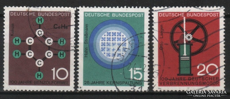 Bundes 3725 Mi 440-442      0,80 Euró