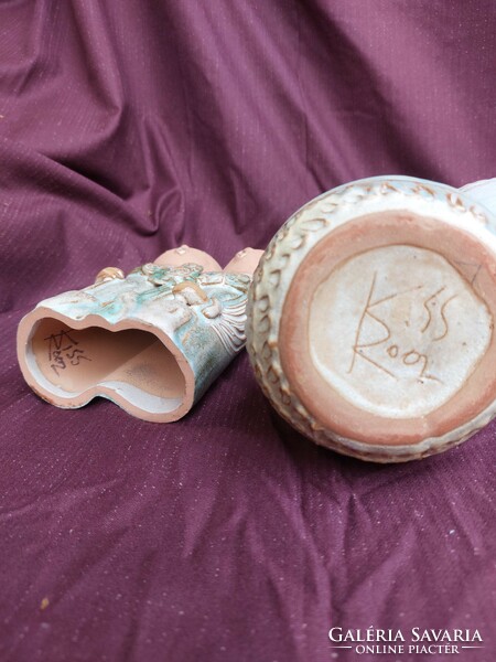 A selection of Ilona's little pink ceramics