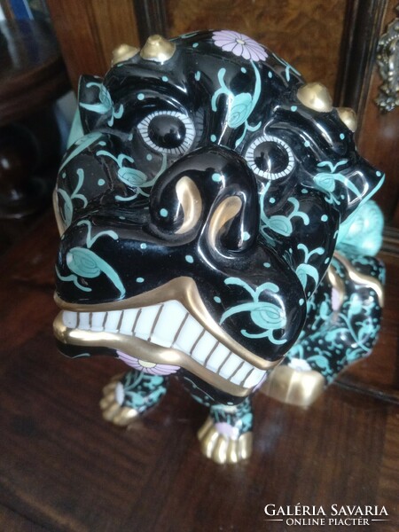 Herendi siang noir pattern foo dog!