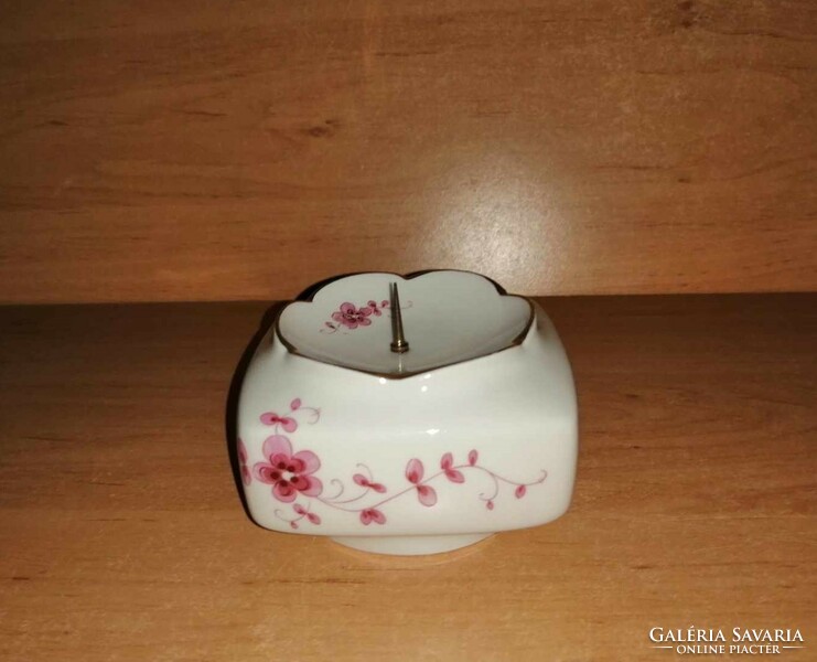 Marked porcelain candle holder (29/d)