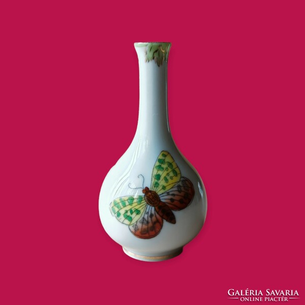 Herend porcelain vase and toothpick holder
