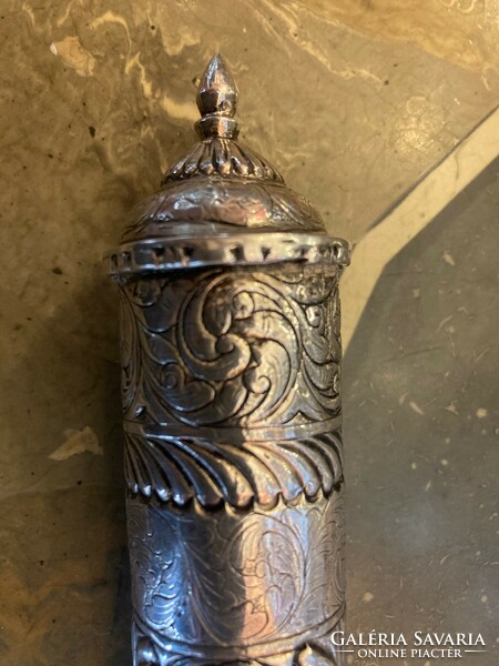 Silver Ester Roll Holder (Judaica)